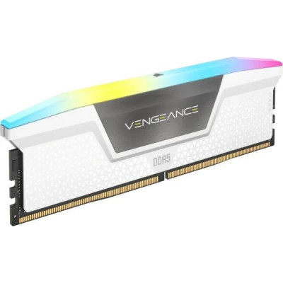 Corsair 32 GB (2x16GB) DDR5 6000 MHz Vengeance AMD RGB White (CMH32GX5M2E6000Z36W)