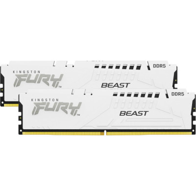 Kingston FURY 64 GB (2x32GB) DDR5 6400 MHz Beast EXPO White (KF564C32BWEK2-64)