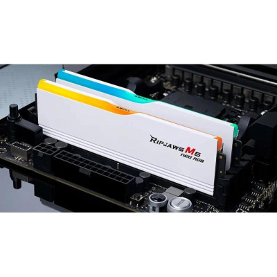 G.Skill 64 GB (2x32GB) DDR5 6000 MHz Ripjaws M5 Neo RGB White (F5-6000J3636F32GX2-RM5NRW)