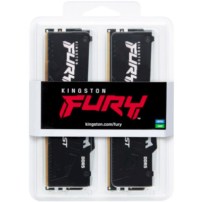 Kingston FURY 64 GB (2x32GB) DDR5 6000 MHz Beast RGB EXPO (KF560C30BBEAK2-64)