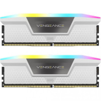 Corsair 32 GB (2x16GB) DDR5 6000 MHz Vengeance RGB (CMH32GX5M2B6000C30W) White