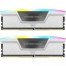 Corsair 32 GB (2x16GB) DDR5 6000 MHz Vengeance RGB (CMH32GX5M2B6000C30W) White