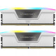 Corsair 32 GB (2x16GB) DDR5 6000 MHz Vengeance RGB (CMH32GX5M2B6000C30W) White