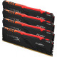 HyperX (Kingston FURY) 128 GB (4x32GB) DDR4 3200 MHz Fury RGB (HX432C16FB3AK4/128)