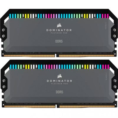 Corsair 64GB (2x32GB) DDR5 6000MHz DOMINATOR PLATINUM RGB (CMT64GX5M2B6000Z30)