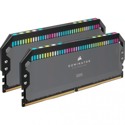 Corsair 64GB (2x32GB) DDR5 6000MHz DOMINATOR PLATINUM RGB (CMT64GX5M2B6000Z30)
