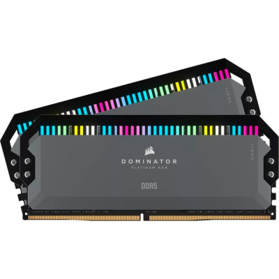 Corsair 64GB (2x32GB) DDR5 6000MHz DOMINATOR PLATINUM RGB (CMT64GX5M2B6000Z30)