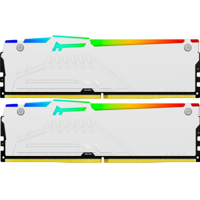 Kingston FURY 64 GB (2x32GB) DDR5 6000 MHz Beast RGB EXPO White (KF560C30BWEAK2-64)