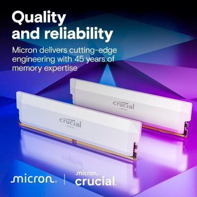 Crucial 32 GB (2x16GB) DDR5 6400 MHz Pro White (CP2K16G64C38U5W)