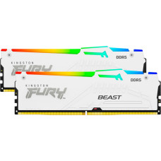 Kingston FURY 64 GB (2x32GB) DDR5 6000 MHz Beast RGB White (KF560C30BWAK2-64)