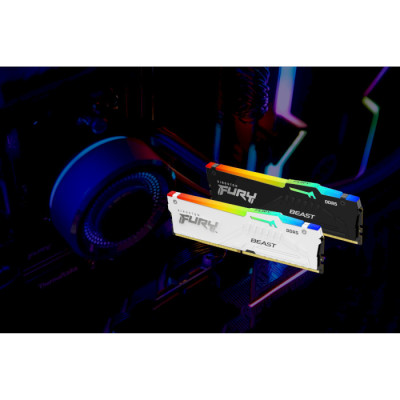 Kingston FURY 64 GB (2x32GB) DDR5 6000 MHz Beast RGB White (KF560C30BWAK2-64)