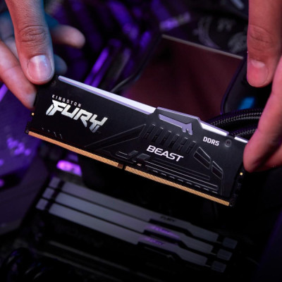 Kingston FURY 64 GB (2x32GB) DDR5 5200 MHz Beast Black RGB EXPO (KF552C40BB2AK2-64)