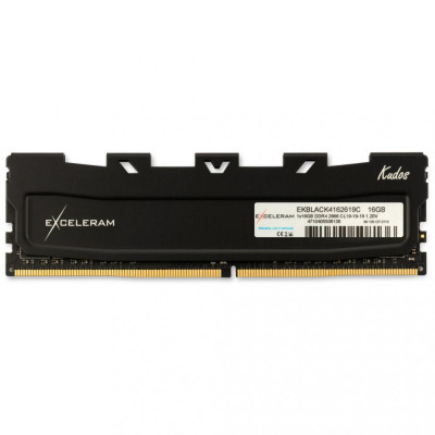 Exceleram 16 GB DDR4 2666 MHz Black Kudos (EKBLACK4162619C)