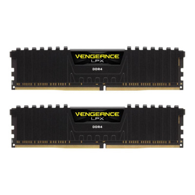 Corsair 16 GB (2x8GB) DDR4 3000 MHz Vengeance LPX Black (CMK16GX4M2D3000C16)