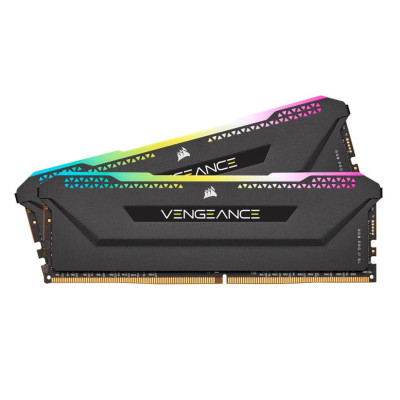 Corsair 16 GB (2x8GB) DDR4 3600 MHz Vengeance RGB Pro SL Black (CMH16GX4M2D3600C18)