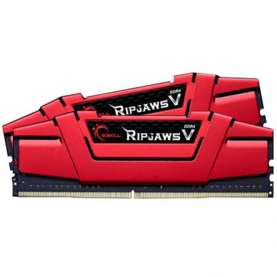 G.Skill 16 GB (2x8GB) DDR4 2400 MHz Ripjaws V Blazing Red (F4-2400C17D-16GVR)
