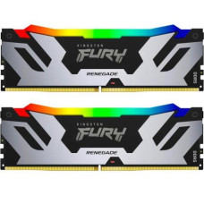 Kingston FURY 32 GB (2x16GB) DDR5 6800 MHz Renegade Silver/Black RGB (KF568C36RSAK2-32)