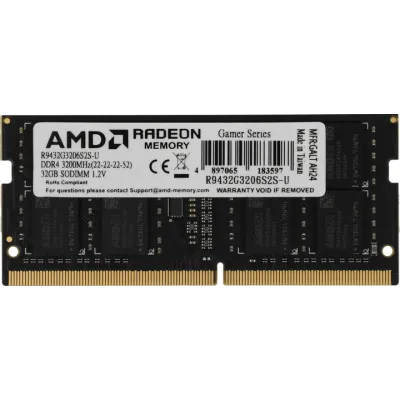 AMD SODIMM 32G DDR4 3200MHz (R9432G3206S2S-U)