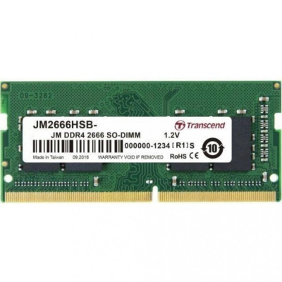 Transcend 16 GB SO-DIMM DDR4 2666 MHz JetRam (JM2666HSB-16G)