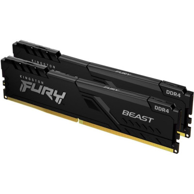 Kingston FURY 32 GB (2x16GB) DDR4 3200 MHz Beast Black (KF432C16BB1K2/32WP)