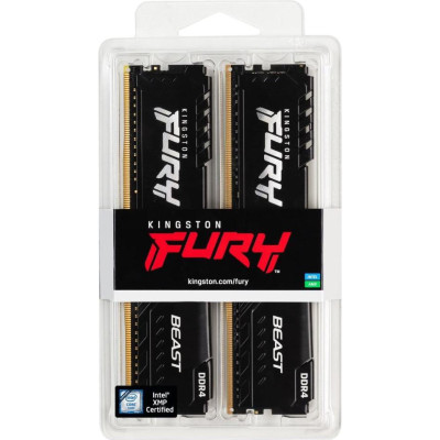 Kingston FURY 32 GB (2x16GB) DDR4 3200 MHz Beast Black (KF432C16BB1K2/32WP)