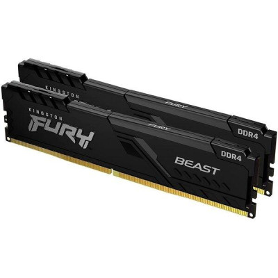 Kingston FURY 16 GB (2x8GB) DDR4 3200 MHz Beast Black (KF432C16BBK2/16WP)
