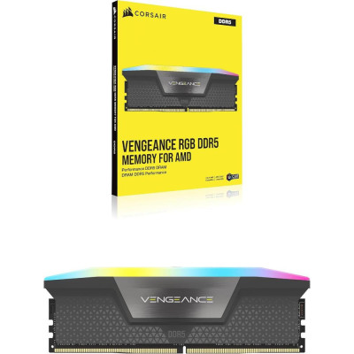 Corsair 16 GB DDR5 6000 MHz Vengeance RGB Grey (CMH16GX5M1E6000Z36)