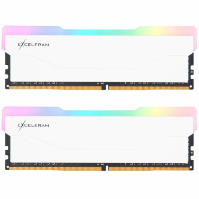 Exceleram 16 GB (2x8GB) DDR4 3000 MHz RGB X2 Series White (ERX2W416306AD)