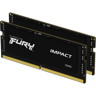 Kingston DDR5 32GB (2x16) Impact SODIMM 6000MHz FURY XMP (KF560S38IBK2-32)