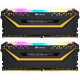 Corsair 16 GB (2x8GB) DDR4 3000 MHz Vengeance RGB Pro Black (CMW16GX4M2C3000C15)