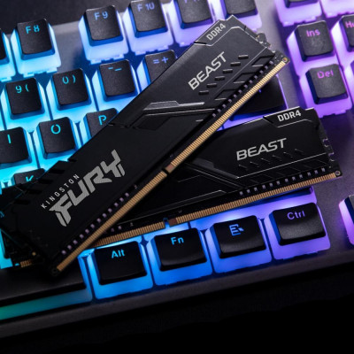 Kingston FURY 16 GB (2x8GB) DDR4 3200 MHz Beast Black (KF432C16BBK2/16)