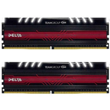 TEAM 8 GB (2x4GB) DDR4 2400 MHz Delta White LED (TDTWD48G2400HC15ADC01)