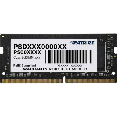 PATRIOT 8 GB SO-DIMM DDR4 2666 MHz (PSD48G26662S)