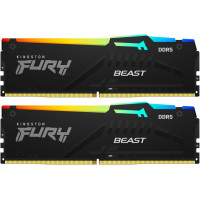 Kingston FURY 64 GB (2x32GB) DDR5 5600 MHz Beast Black RGB (KF556C40BB2AK2-64)