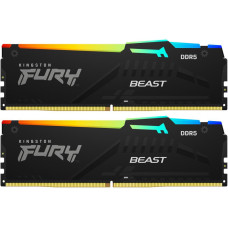 Kingston FURY 64 GB (2x32GB) DDR5 5600 MHz Beast Black RGB (KF556C40BB2AK2-64)
