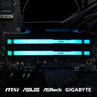 Kingston FURY 64 GB (2x32GB) DDR5 5600 MHz Beast Black RGB (KF556C40BB2AK2-64)