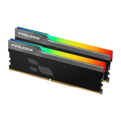 Prologix 32 GB (2x16GB) DDR4 3200 MHz Onyx Black RGB (PRO32GB3200YBR4K)