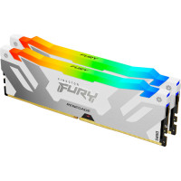 Kingston FURY 32 GB (2x16GB) DDR5 6000 MHz Renegade RGB White/Silver (KF560C32RWAK2-32)