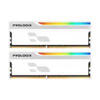 Prologix 32 GB (2x16GB) DDR4 3200 MHz Onyx White RGB (PRO32GB3200YWR4K)
