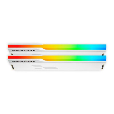 Prologix 32 GB (2x16GB) DDR4 3200 MHz Onyx White RGB (PRO32GB3200YWR4K)
