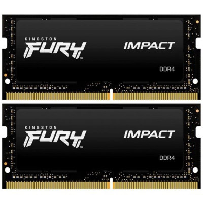 Kingston FURY 32 GB (2x16 GB) SO-DIMM DDR4 3200 MHz Impact (KF432S20IB1K2/32)