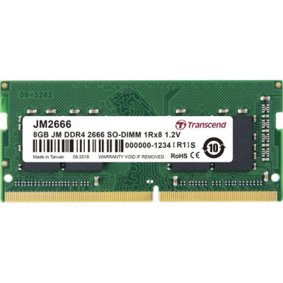 Transcend DDR4 2666 8GB SO-DIMM (JM2666HSG-8G)