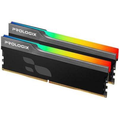 Prologix 32 GB (2x16GB) DDR4 3600 MHz Onyx Black RGB (PRO32GB3600YBR4K)