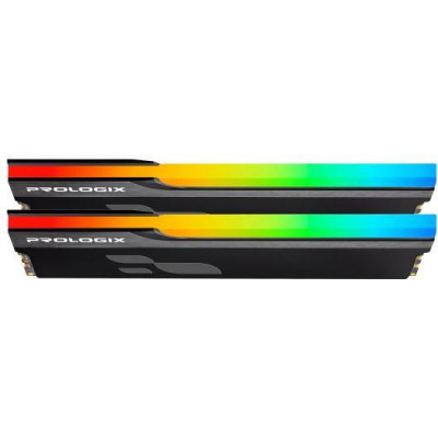 Prologix 32 GB (2x16GB) DDR4 3600 MHz Onyx Black RGB (PRO32GB3600YBR4K)