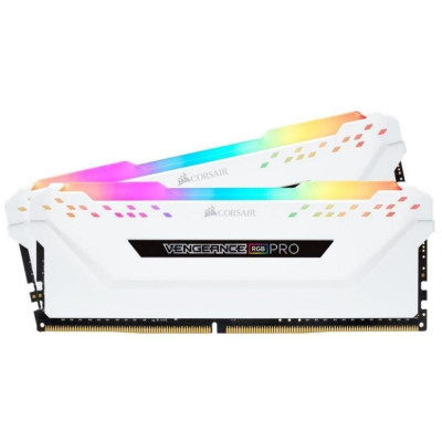 Corsair Vengeance RGB PRO White DDR4, 2x8GB, 3200MHz, CL16 (CMW16GX4M2C3200C16W)