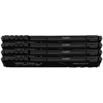 Kingston DDR4 4x32GB/3200 Kingston Fury Beast Black (KF432C16BBK4/128)