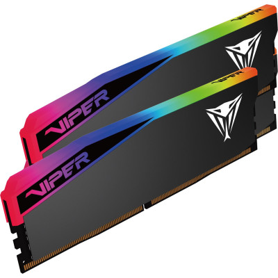 PATRIOT 64 GB (2x32GB) DDR5 6400 MHz Viper Elite 5 Ultra RGB Matte Black (VEUR564G6432K)