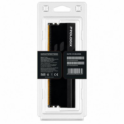 Prologix 16 GB DDR5 5600 MHz Onyx Black (PRO16GB5600YB5)