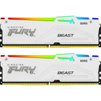 Kingston FURY 64 GB (2x32GB) DDR5 6000 MHz Beast RGB EXPO White (KF560C36BWEAK2-64)