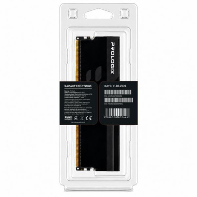 Prologix 16 GB DDR5 5600 MHz Onyx Black RGB (PRO16GB5600YBR5)